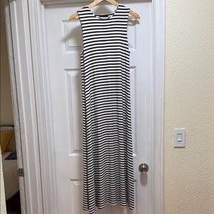 Hatch Striped Summer Maternity Maxi Dress Size M
